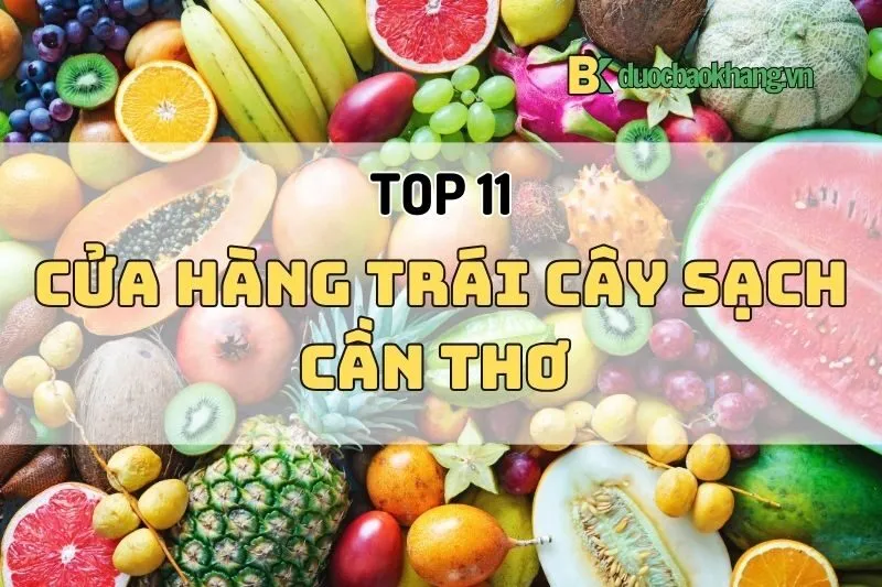 Top 11 Cửa hàng trái cây sạch Cần Thơ 2025 – Mua trái cây tươi ngon, an toàn